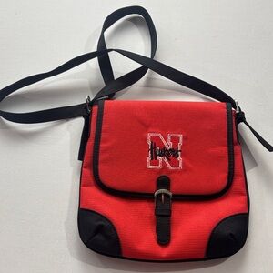 Red and Black Crossbody Bag